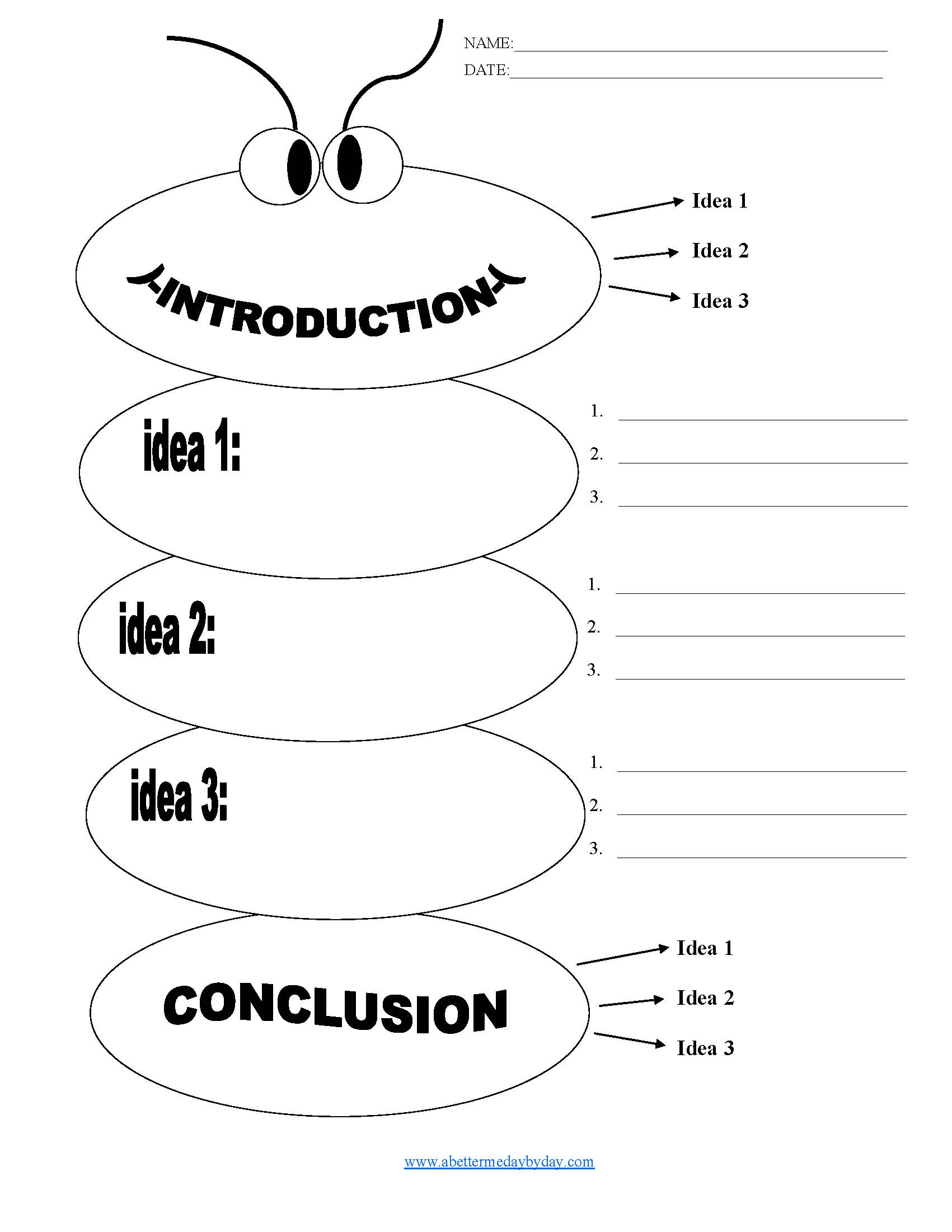 mla 8 outline example