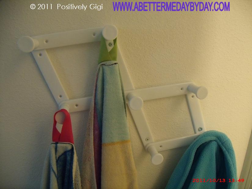 Making Towel Hanging Loops…